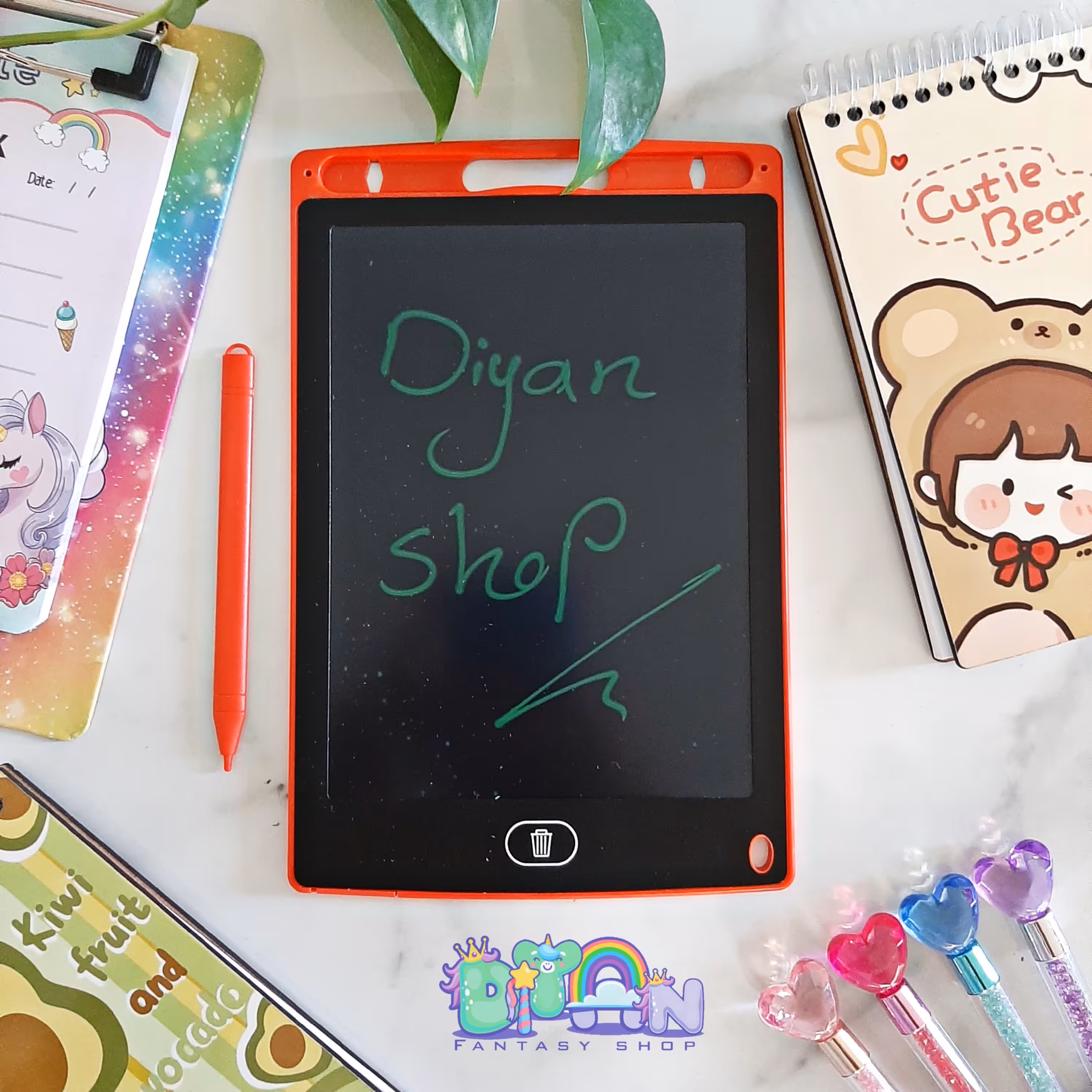 تبلت جادویی (کاغذ جادویی  ) 8.5  اینچ قرمز