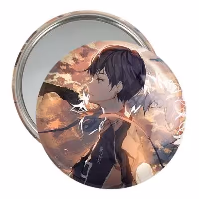 آینه جیبی خندالو مدل کاگیاما توبیو انیمه هایکیو Haikyu کد 17760
