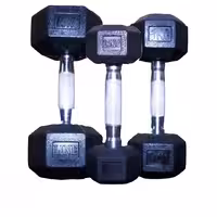 دمبل 6 ضلعی چرمی 2.5 کیلو (جفتی)