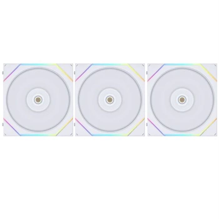 فن کیس لیان لی سفید مدل Uni Fan TL 120 RGB Reverse Blade  (3 عددی)