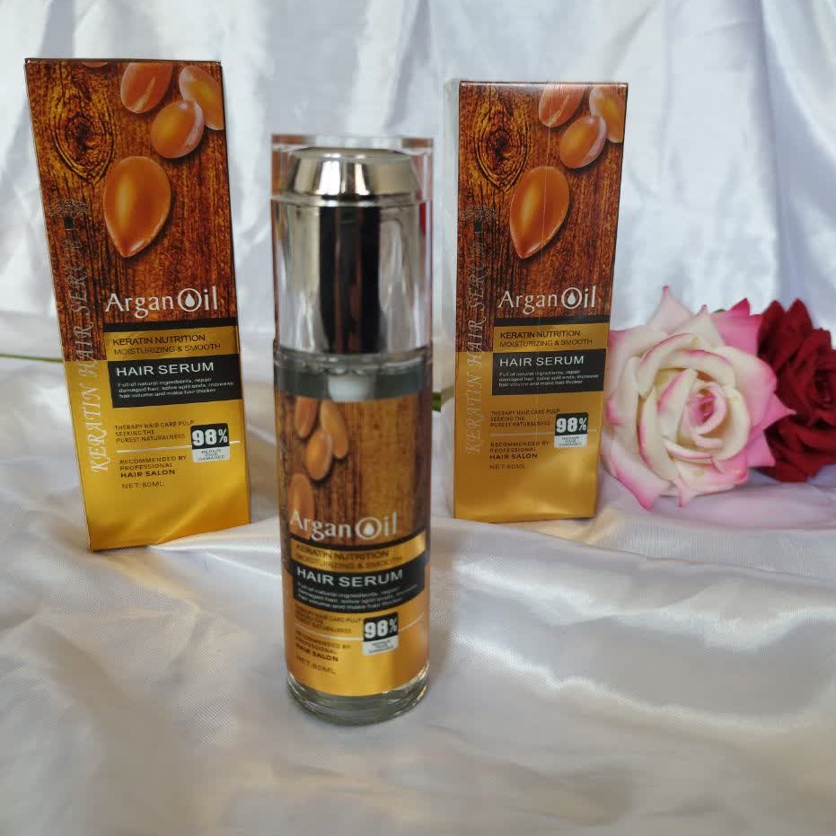 سرم مو و روغن آرگان Keratin Hair الی بانو