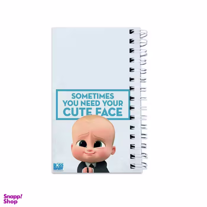 دفترچه یادداشت ۶۴ برگ مدل to do list طرح کارتون بچه رییس کد abc-07212