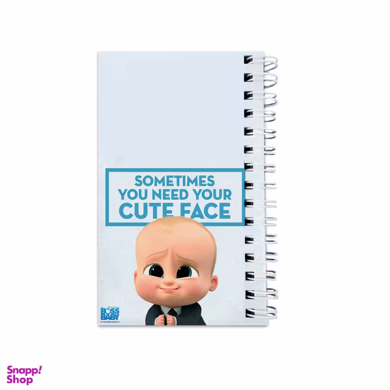 دفترچه یادداشت ۶۴ برگ مدل to do list طرح کارتون بچه رییس کد abc-07212