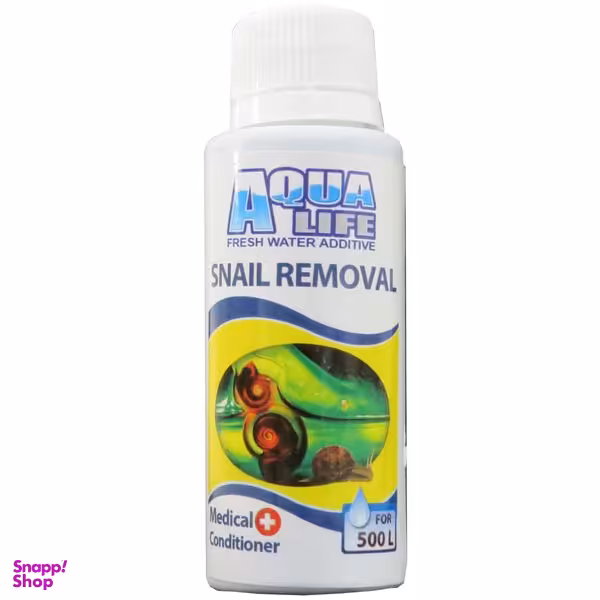 محلول ضد حلزون آکواریوم آکوالایف حجم 100 میلی لیتر