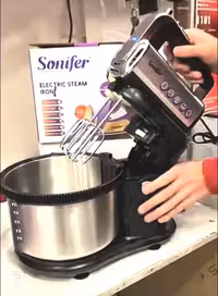 همزن برقی سونیفرمدل SF-7036(قابلیت همزن دستی)باقابلیت جداشدن موتوربرای استفاده دستی