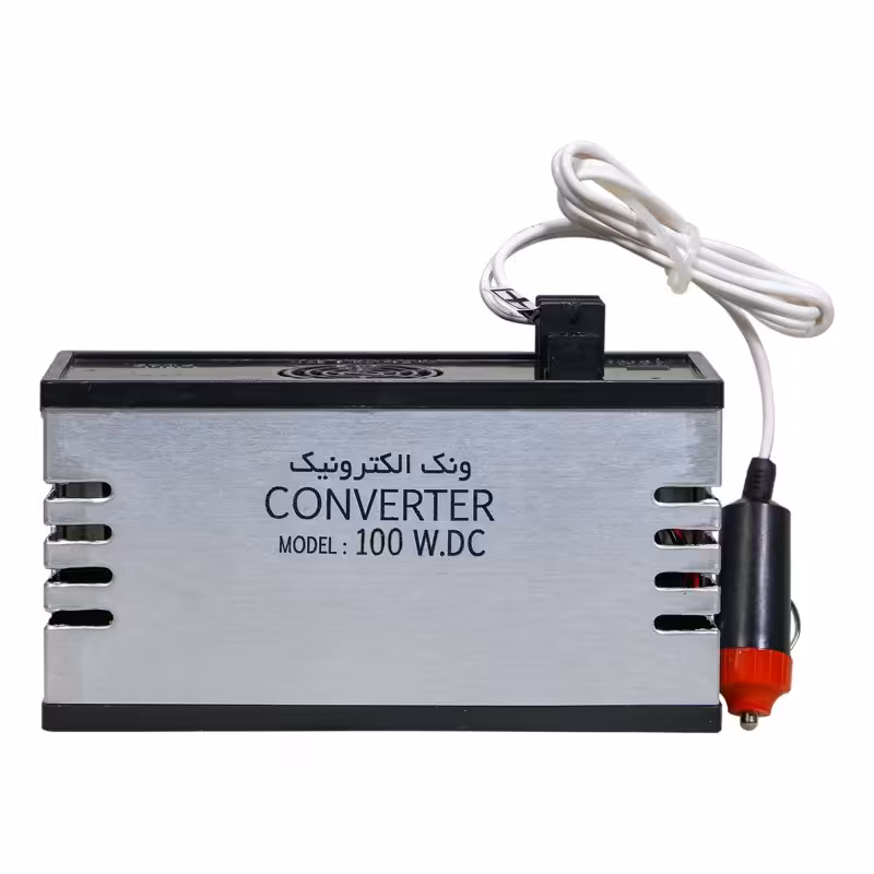 مبدل برق خودرو ونک الکترونیک(موتور برق مسافرتی) 100 وات