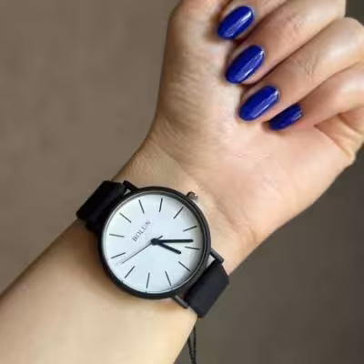 ساعت سلیکونی مشکی