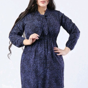 پیراهن نخی یقه کرواتی ارسال رایگان