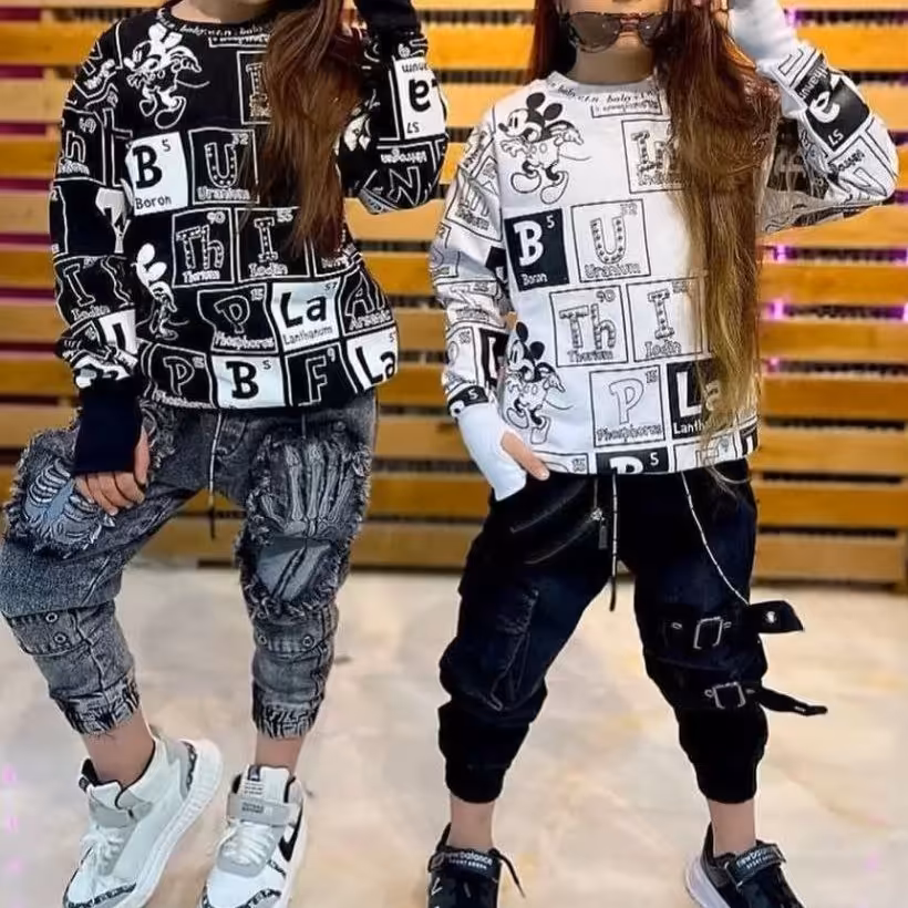 بلوز اسپرت جنس دورس پنبه لاکرادار  کیفیت پارچه و چاپ عالی مناسب 4 تا 12 سال 