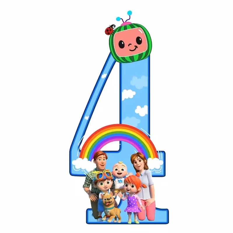 استند تولد مدل عدد 4 طرح کوکوملون