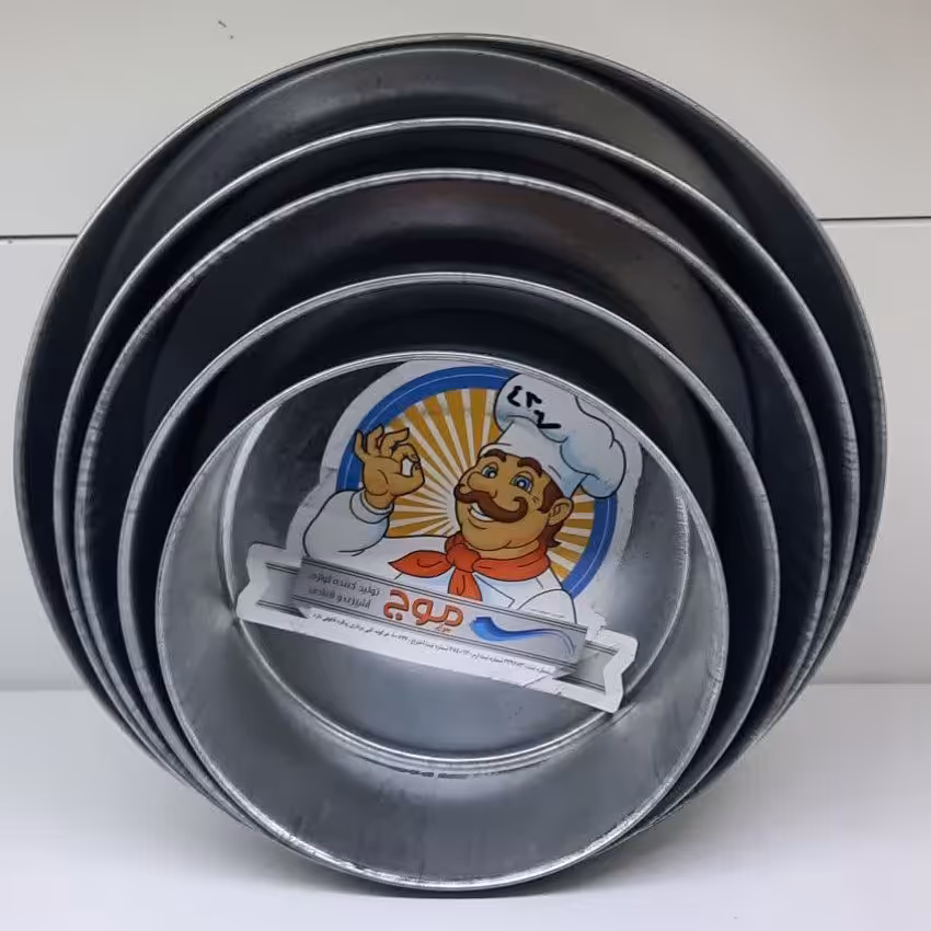 قالب  گرد گالوانیزه  برندموج( قطر20سانت ارتفاع 8.5 سانت )