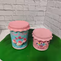 بانکه دوتایی طرح کاپ کیک