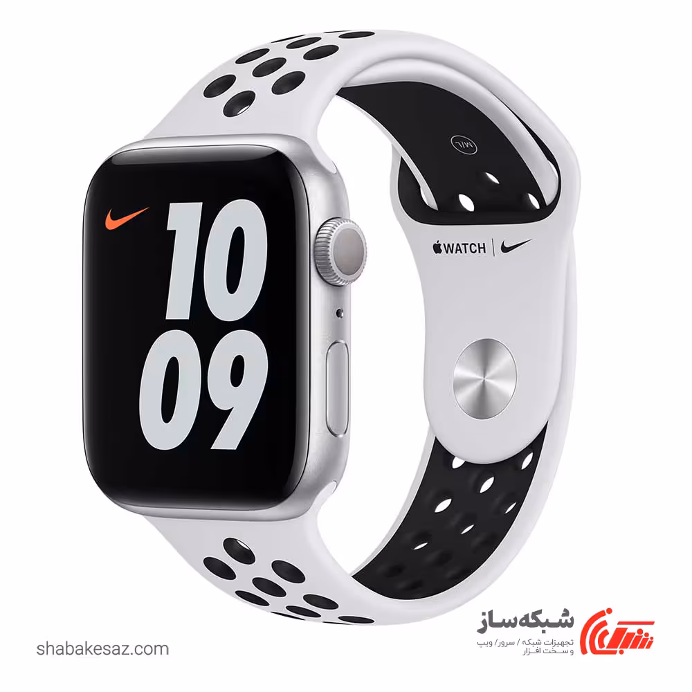 قیمت اپل واچ سری 6 نایکی آلومینیوم با بند اسپرت سیلیکونی - شبکه ساز
