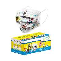 ماسک سه لایه کودک حیات طرح باب اسفنجی بسته 30 عددی