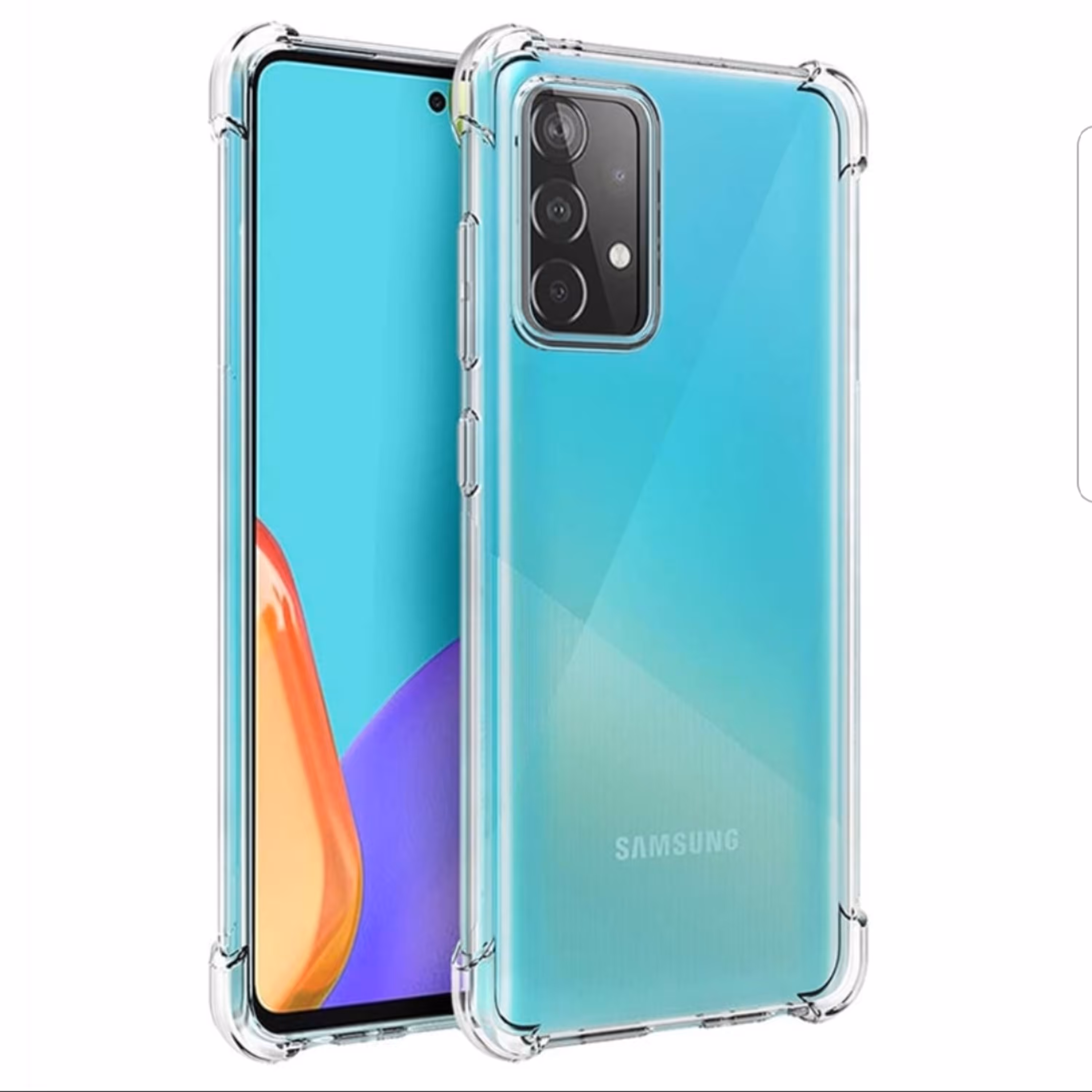 کاور شفاف ایربگ دار سامسونگ A52