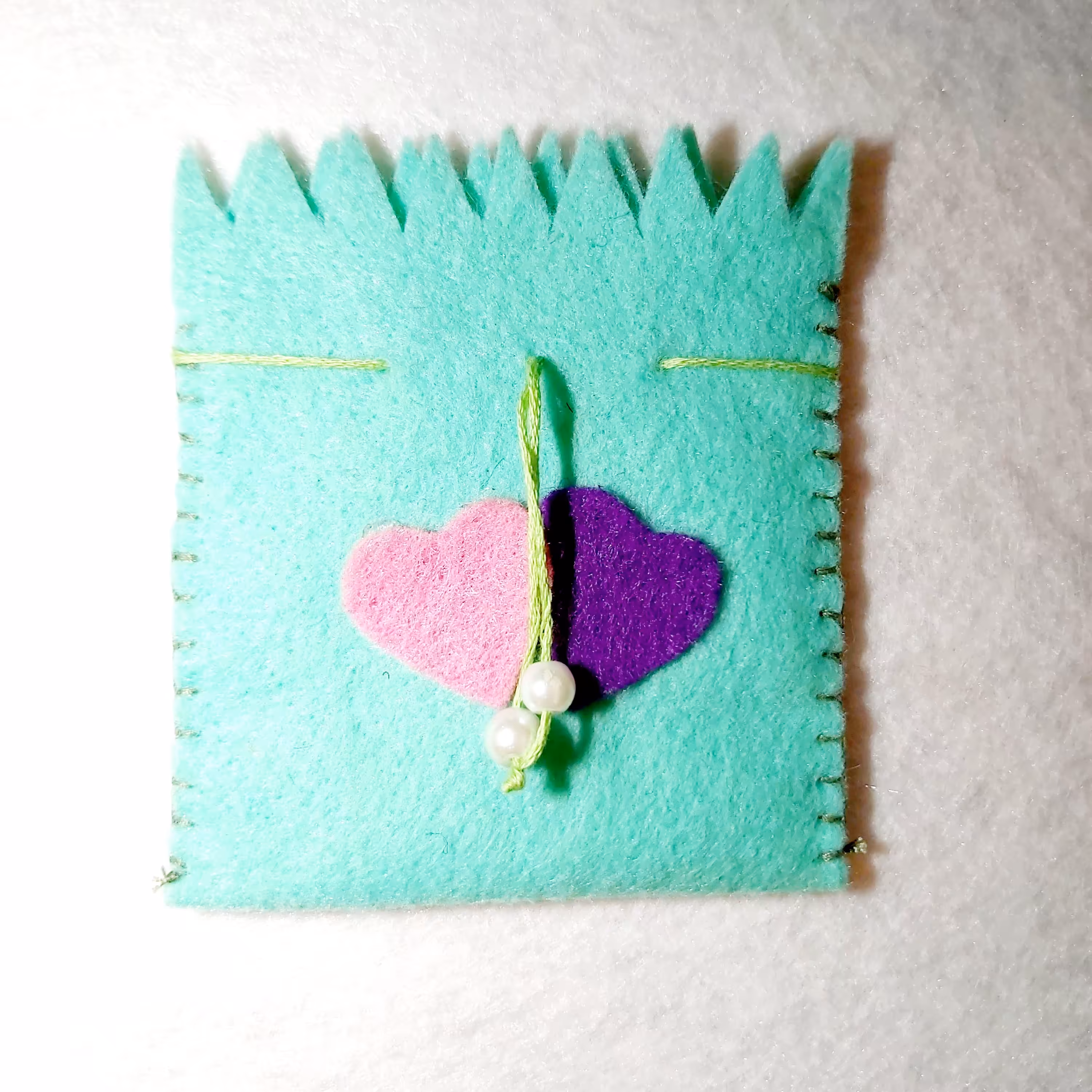 گیفت نمدی طرح قلب