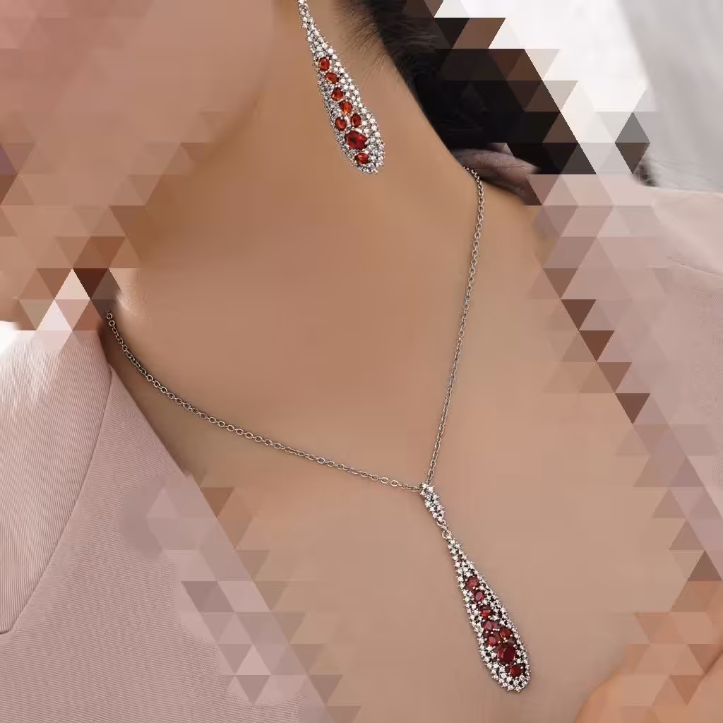 بدلیحات  گردبند نیمست
طرح جواهر

