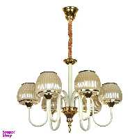 لوستر شش شعله چشمه نور کد 1707/6CR