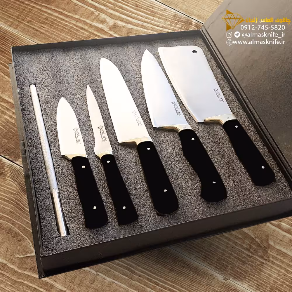 ست 6پارچه چاقوی آشپزخانه مدل پلکسی