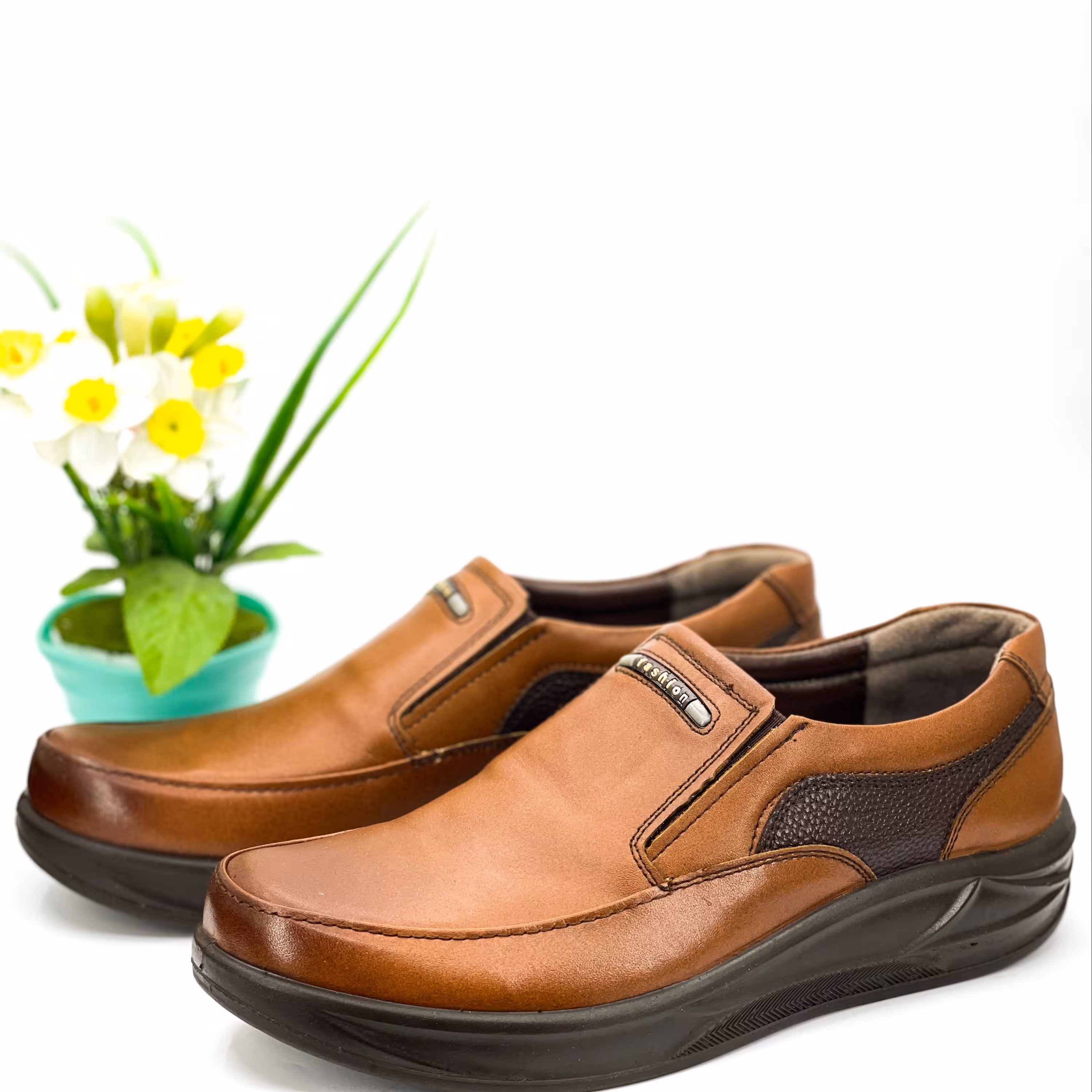 کفش مدل فشیون طبی تبریز برای روزمره چرم طبیعی اصل