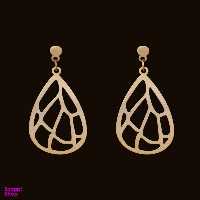 گوشواره طلا 18 عیار زنانه سانا گالری کد D10010