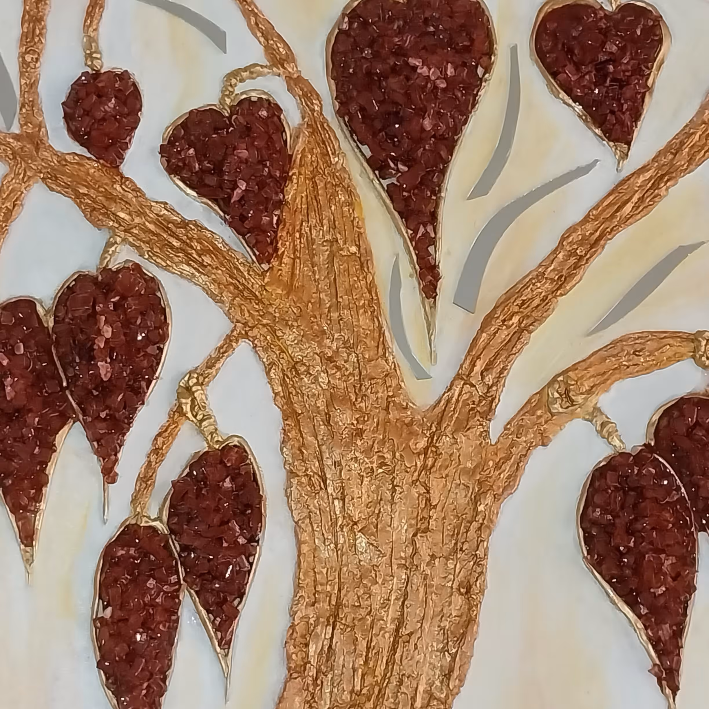  تابلو تکسچر طرح درخت  فانتزی .