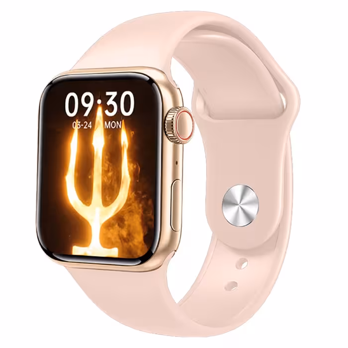 ساعت هوشمند مدل W8 PRO صورتی (سیم کارتخور نیست)