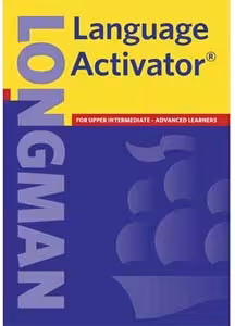 کتاب دیکشنری لانگمن اکتیویتر Longman Language Activator Dictionary