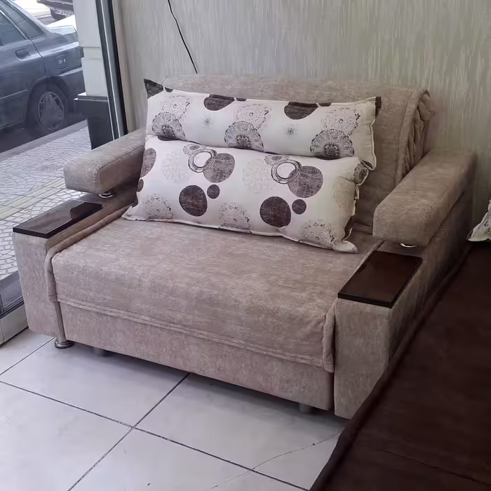 مبل تختخوابشو مدل لاریکس سایز 100