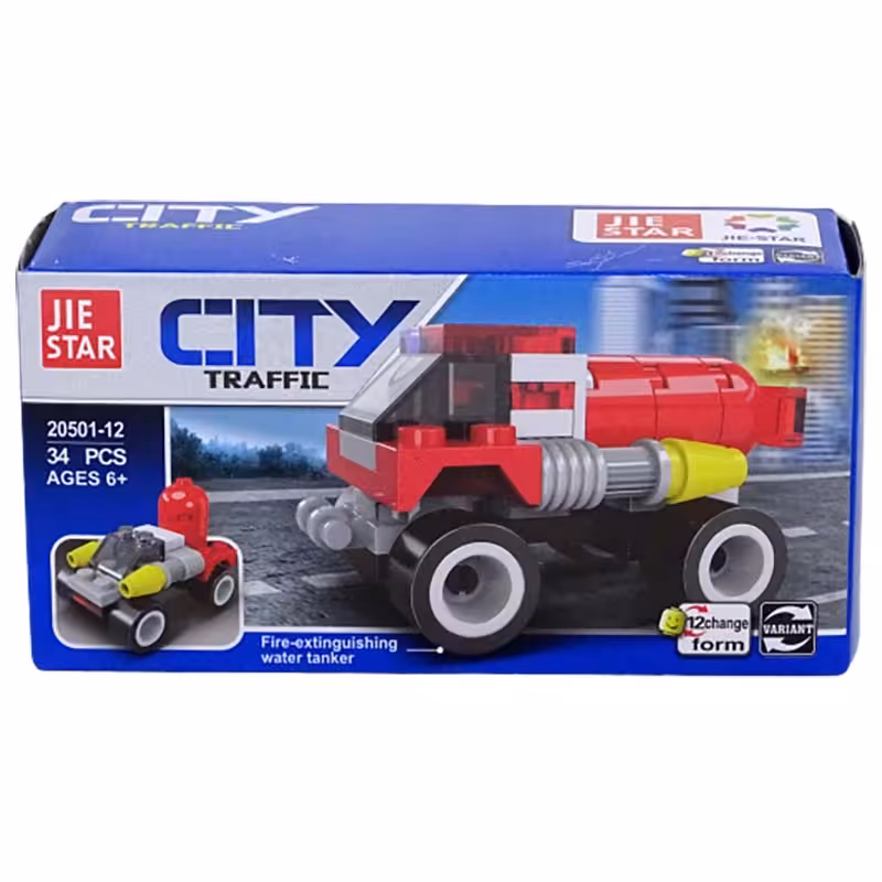 ساختنی ژی استار مدل لگو شهر کد JIE STAR 20501-12