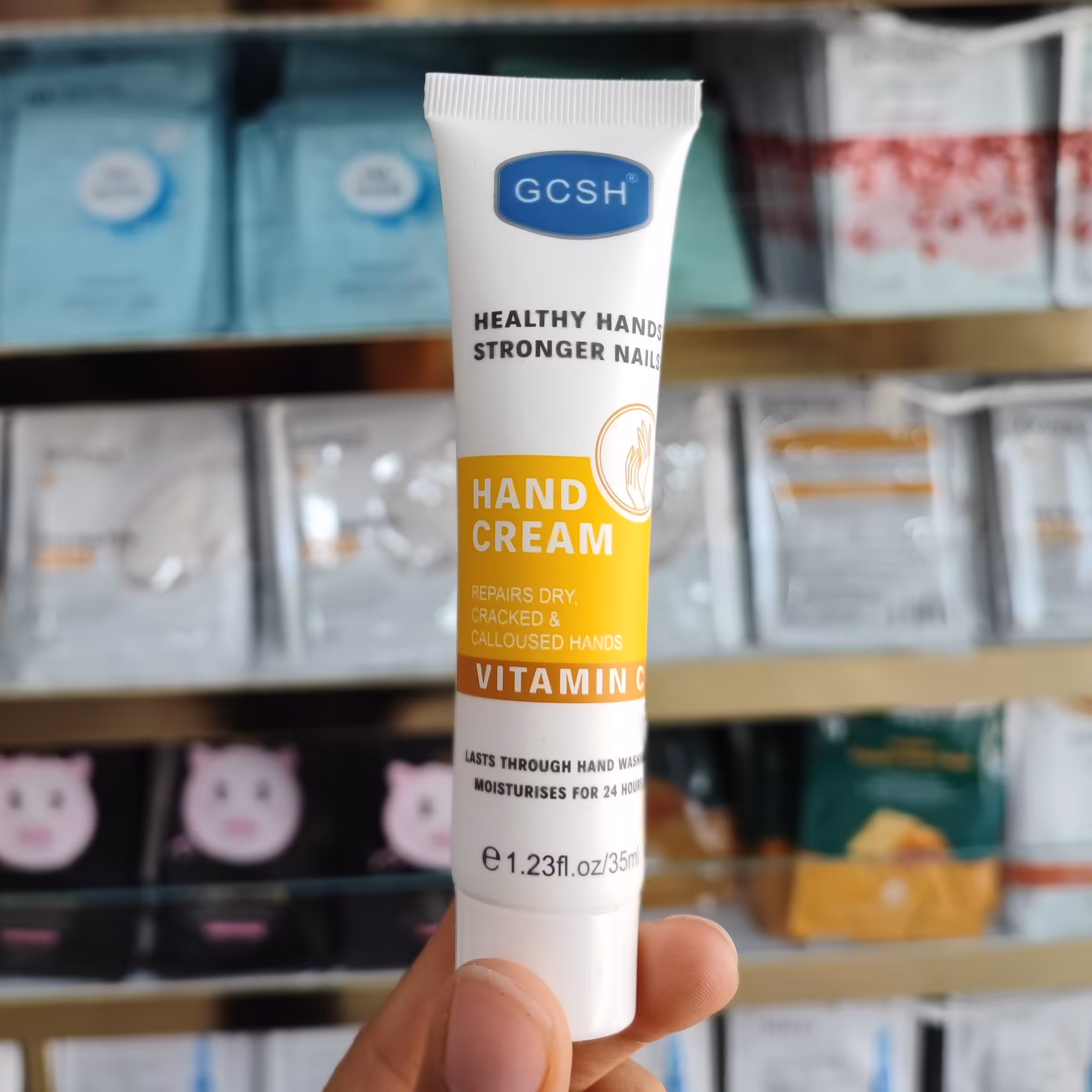 کرم مرطوب کننده دست و ناخن خاوی ویتامین سی گاش لیاناشاپ حجم 35 میل