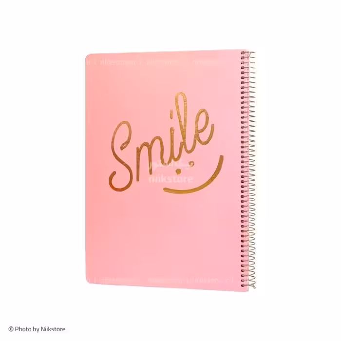 دفتر رحلی سیمی کاغذ سفید پاستلی سویل کد 820