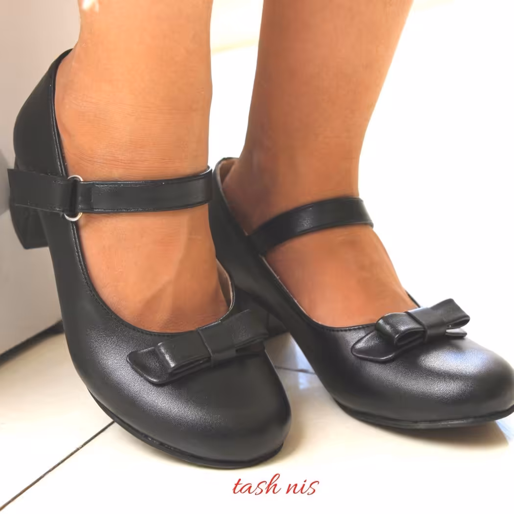 کفش مجلسی پاشنه دار  دخترانه 