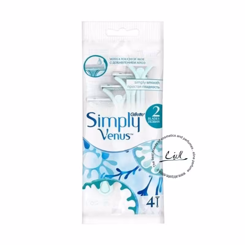 ژیلت ونوس خودتراش آبی مدل Simply Venus Blue