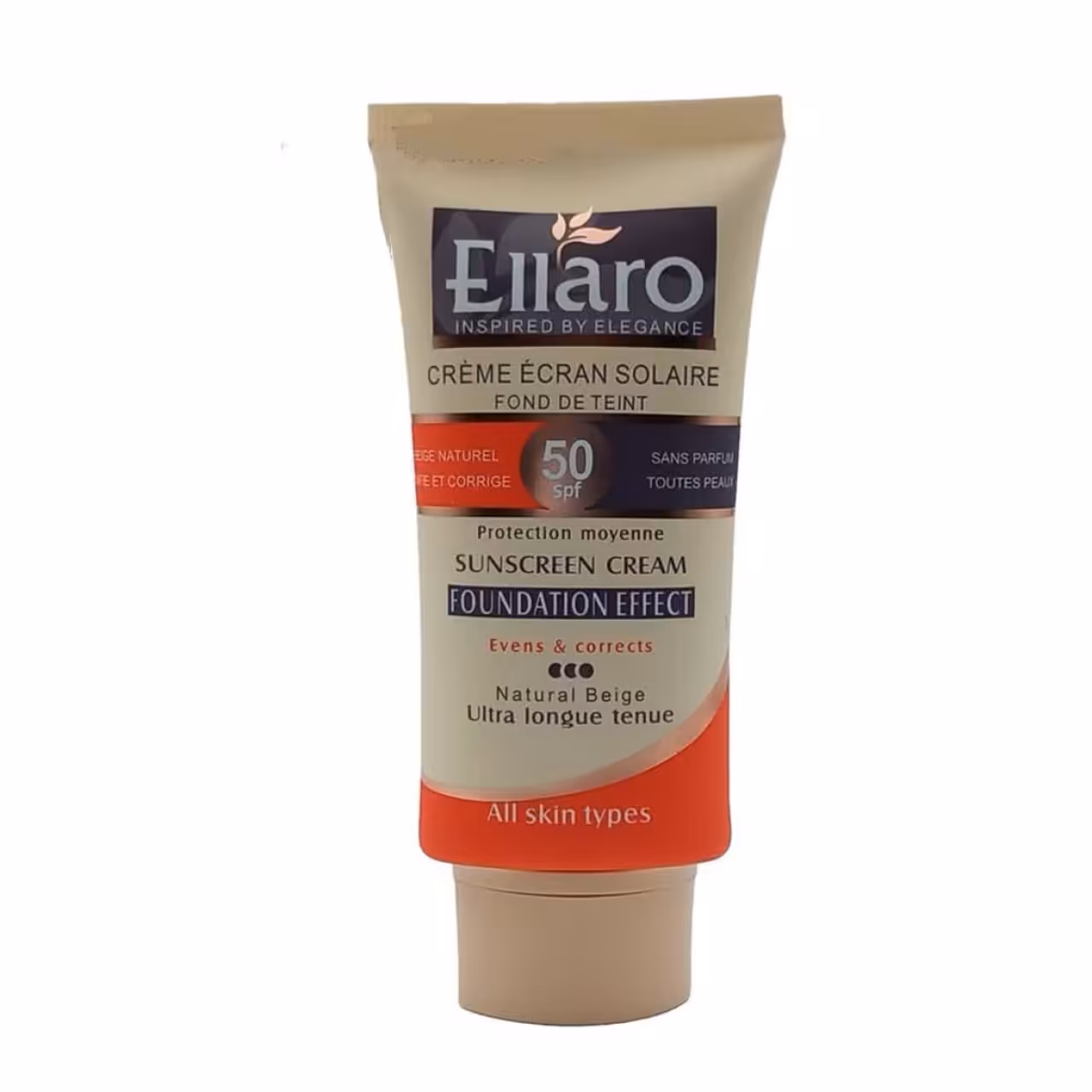 کرم ضد آفتاب الارو بژ طبیعی spf50 حجم 40 گرم