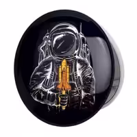 آینه جیبی خندالو طرح فضایی مدل تاشو کد 25150