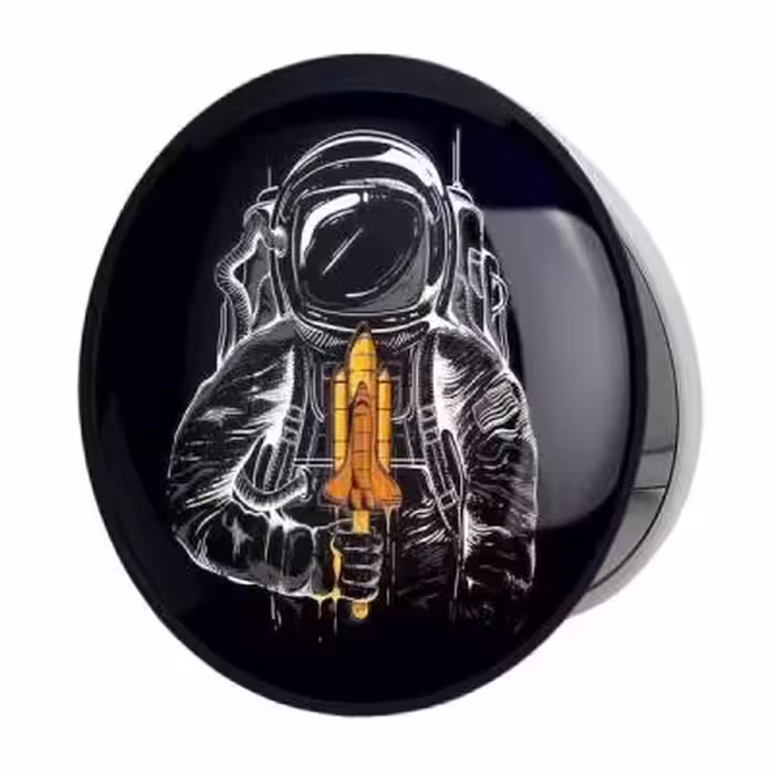 آینه جیبی خندالو طرح فضایی مدل تاشو کد 25150