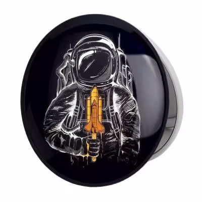 آینه جیبی خندالو طرح فضایی مدل تاشو کد 25150