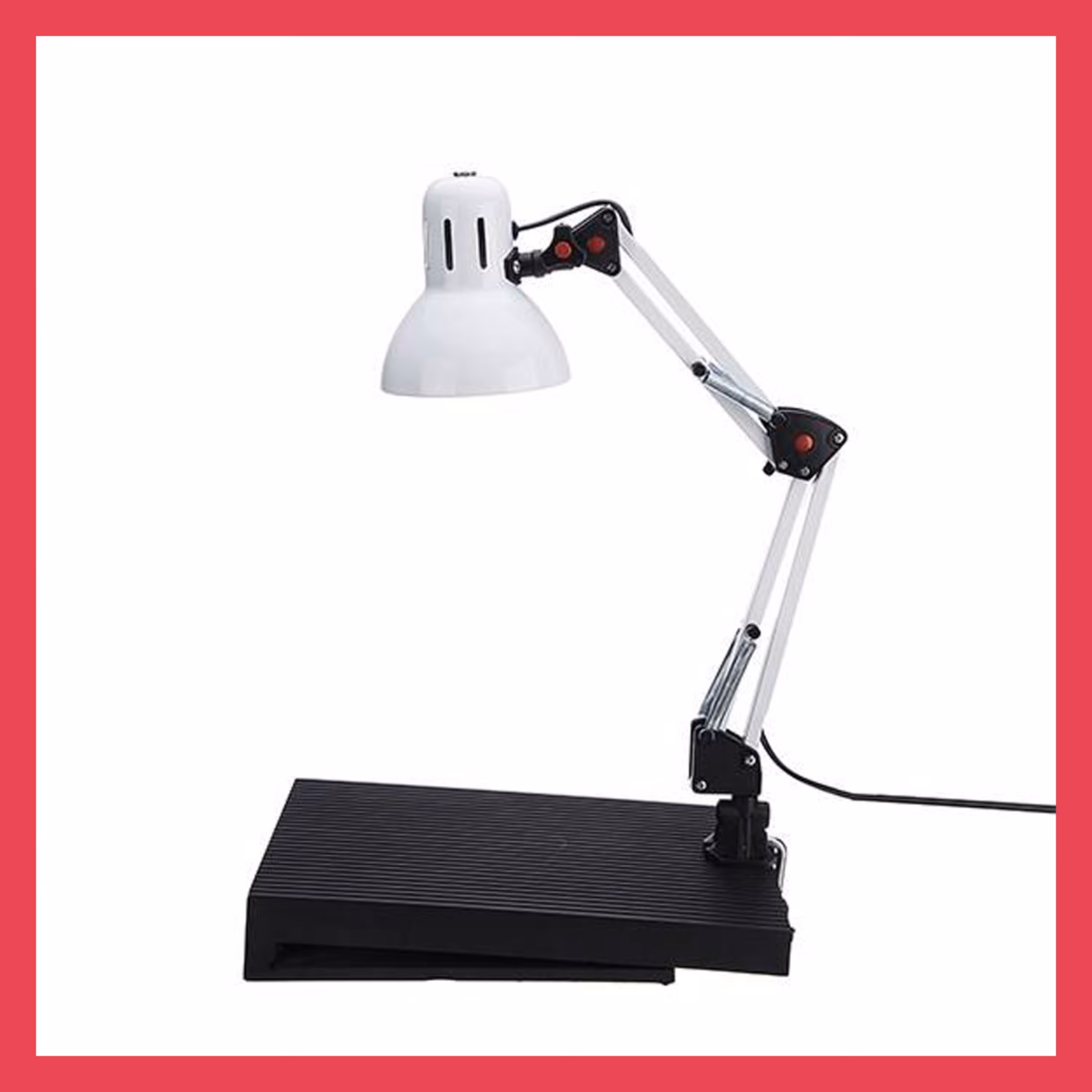 چراغ مطالعه مهندسی کریم زاده مدل EN-111 رنگ سفید صدفی