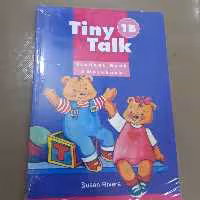 کتاب آموزش زبان انگلیسیTinyTalk1Bهمراه ورک و سی دی