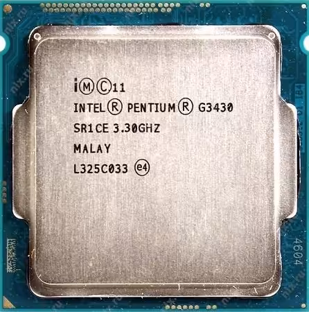 سی پی یو تری اینتل پنتیوم جی 3430 با فرکانس 3.3 گیگاهرتز