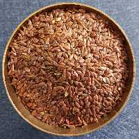 تخم کتان قهوه ای اصل ( بزرگ قهوه ای ) 250 گرم 