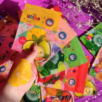ماسک دورچشم پدی میوه ای یونیبو رایحه لیمو