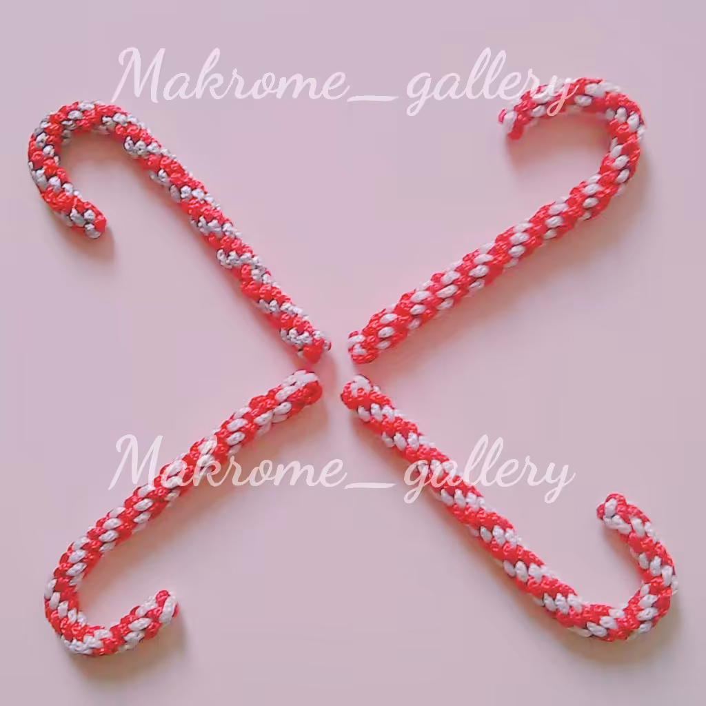 آویز درخت کاج مدل عصا آویز زمستانی آویز آبنبات عصایی دکور زمستانی دکور یلدا تم یلدا گیفت یلدا