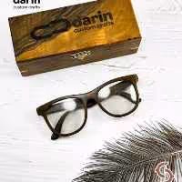 عینک دست ساز چوب گردو ماژان برند دارین 013 – DARIN MAZHAN