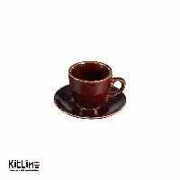 فنجان و نعلبکی استون ور 80 میلی‌لیتری آنتیگو سوژیلیت (ست 6 عددی)