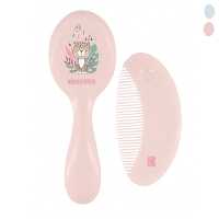 ست شانه و برس نوزادی کیکابو kikka boo مدل mint
