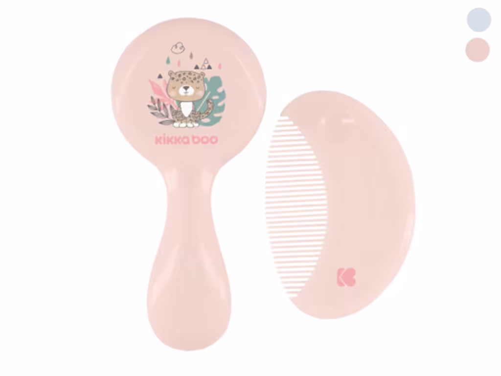 ست شانه و برس نوزادی کیکابو kikka boo مدل mint