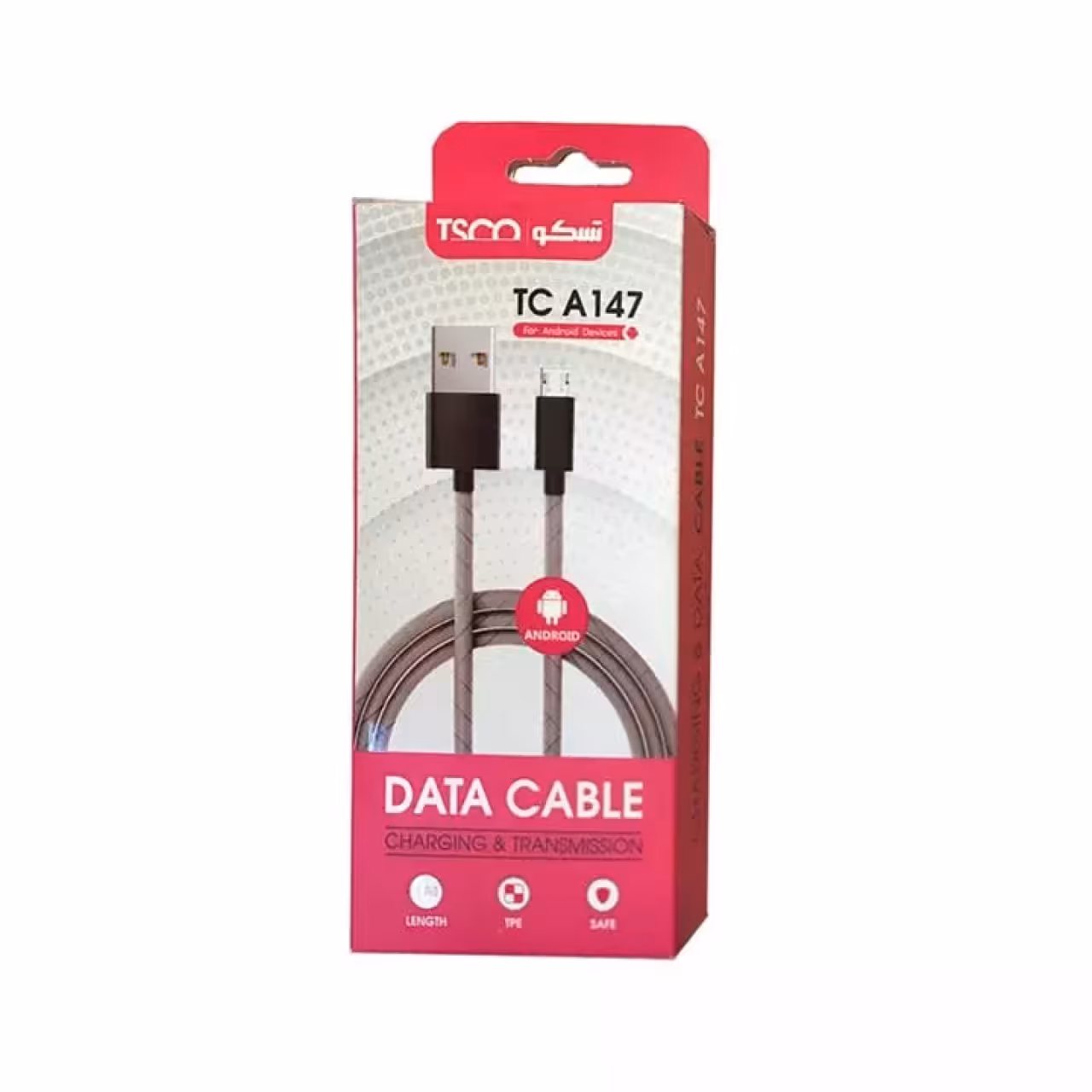 کابل تبدیل USB به Microusb تسکو مدل TC-A147 طول 1