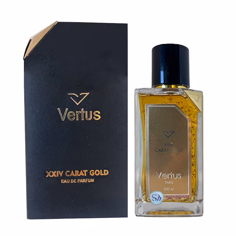 ادکلن ادوپرفیوم مردانه و زنانه ورتوس مدل XXIV Carat Gold حجم 200 میل 